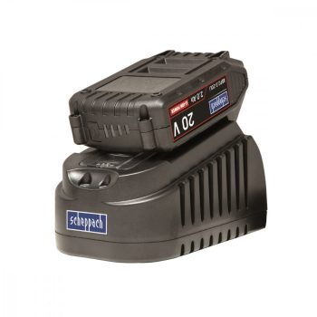   Töltő 1,65A 20V és Akku 2Ah szett Scheppach ABP2.0-20Li KIT A