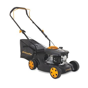   Nem önjáró benzinmotoros fűnyíró 2 az 1-ben Riwall PRO RPM 4032 P