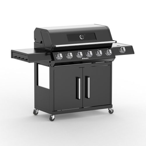 Gázos grillsütő 24 kW, 6+1 égőfej Riwall PRO RGG 61 EXL