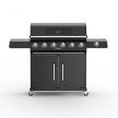 Gázos grillsütő 24 kW, 6+1 égőfej Riwall PRO RGG 61 EXL