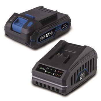   IXES 20 V akku 2 Ah + töltő 2,4 Ah készlet Scheppach SBSK2.0