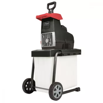   Ágaprító elektromos 3000 W motorral, átlátszó gyűjtőedénnyel, hengeres Scheppach GS 60