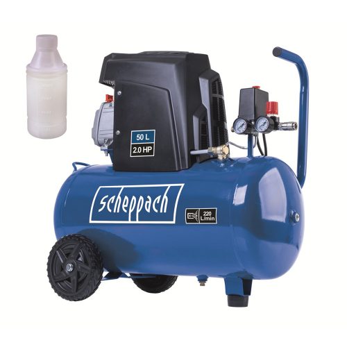 Olajkenésű kompresszor 50 l Scheppach HC 65
