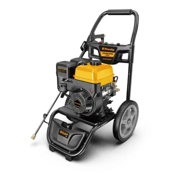   Benzinmotoros magasnyomású mosó 250 bar, tartozékokkal Riwall PRO RPPW 250 SET