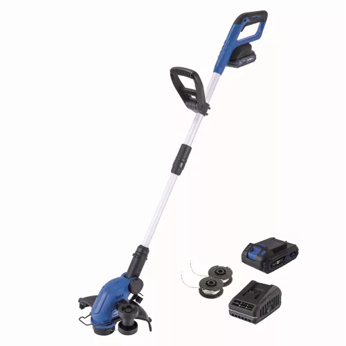 Akkus szegélynyíró IXES 20V (2Ah akkuval és 2,4A töltővel) Scheppach C-LT300-X-SET S