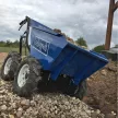 Minidömper 4 x 4 meghajtású mechanikus billenéssel és 300 kg-os terheléssel Scheppach DP 3000