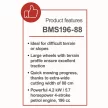 Alternáló fűkasza Scheppach BMS 196-88