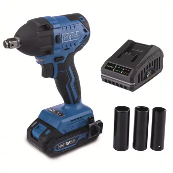   Akkus ütvecsavarozó IXES 20V (2 Ah akkuval és 2,4A töltővel) Scheppach BC-IW350-X-SET S