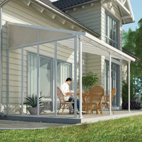 Sierra pergola oldalfal (fehér) Palram