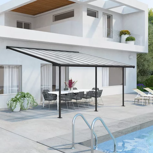 Pergola Palram Sierra 5400 szürke 3 x 5,46