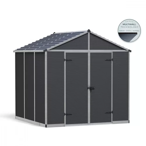 Kerti tároló Palram Rubicon 8' x 8' antracit