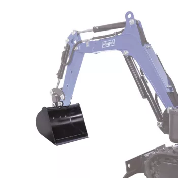 Széles markolókanál Scheppach EXC 815 mini kotrógéphez