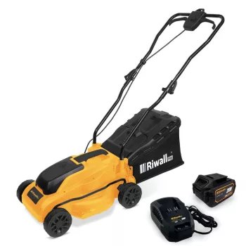   Akkus fűnyíró 20 V + 1x 4Ah akkumulátor + 2,4 A töltő Riwall PRO RALM 3320i SET