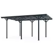Autóbeálló (5 x 3 m) Riwall PRO RMCP 16 x 10 Anthracite