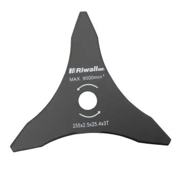   Vágókés fűkaszához 3-ágú, 255 mm, belső furat 25,4 mm, vastagság 2,5 mm Riwall PRO