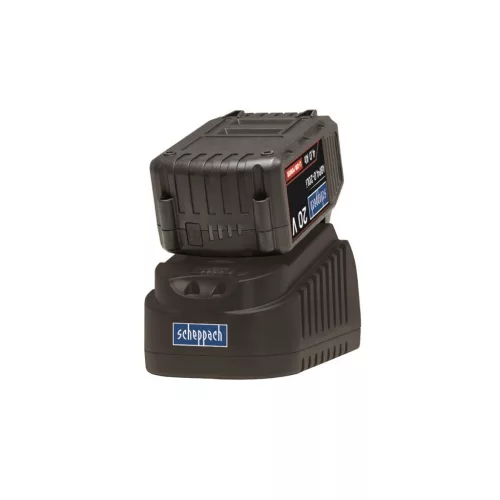 Scheppach ABP4.0-20Li KIT B 20 V gyorstöltő + akkumulátor 4 Ah szett