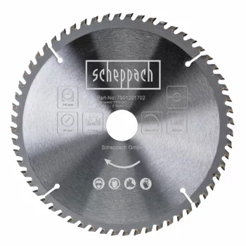   Scheppach TCT fűrészlap (216 x 30 x 2,8 mm, 60 fog) HM 216 / HM 90 MP
