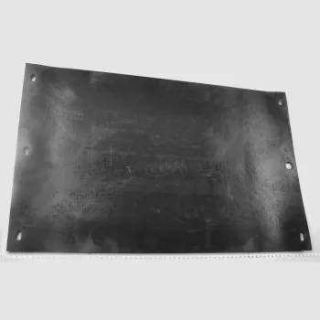   Fekete gumitalplemez lapvibrátorhoz Scheppach HP 2500s (630 x 400 mm)