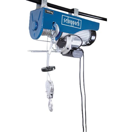 Elektromos drótköteles csörlő-emelő Scheppach HRS 1000