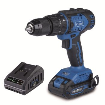   Akkus ütvefúró-csavarozó IXES 20V (2Ah akkuval és 2,4A töltővel) Scheppach BC-CD60-X-SET S