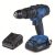 Akkus ütvefúró-csavarozó IXES 20V (2Ah akkuval és 2,4A töltővel) Scheppach BC-CD60-X-SET S