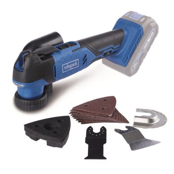   Akkus multifunkciós oszcillációs gép, IXES 20 V (akku és töltő nélkül) Scheppach C-MT40-X