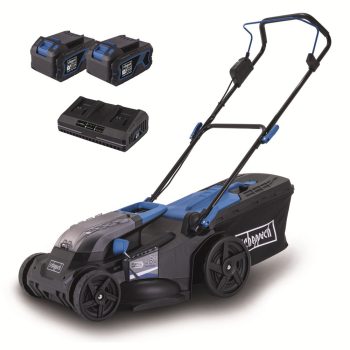   Akkus fűnyíró 4 az 1-ben IXES 20 V (2 db akkuval és töltővel) Scheppach BC-MP430-X-SET XL2