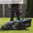 Akkus fűnyíró 4 az 1-ben IXES 20 V (2 db akkuval és töltővel) Scheppach BC-MP430-X-SET XL2