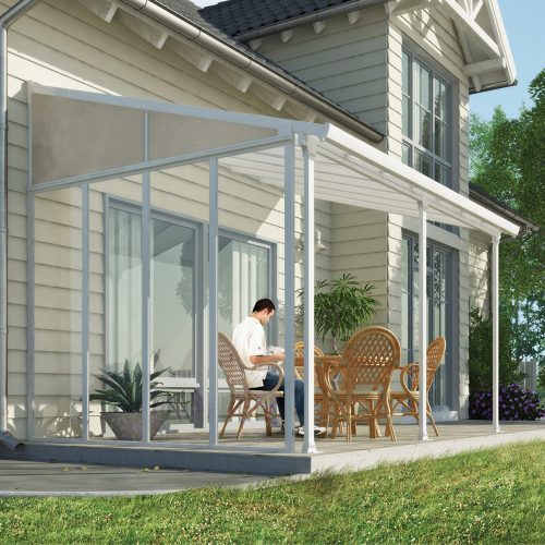 Sierra pergola oldalfal (fehér) Palram