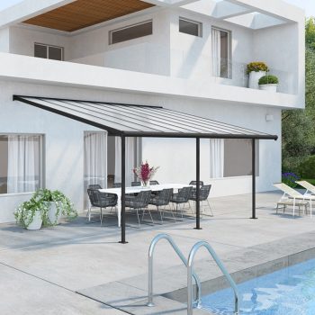 Pergola Palram Sierra 5400 szürke 3 x 5,46