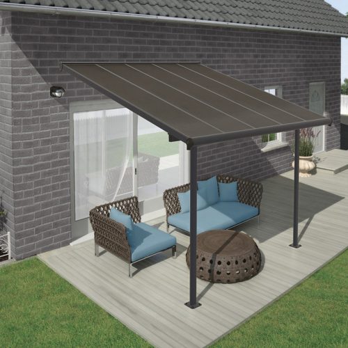 Pergola Palram Capri 3000 szürke 3 x 3