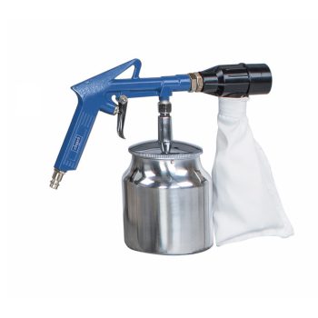   Homokfúvó pneumatikus pisztoly szemcse visszanyeréssel Scheppach