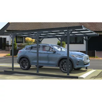 Autóbeálló (5 x 3 m) Riwall PRO RMCP 16 x 10 Anthracite